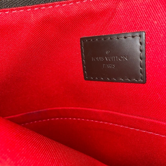 Louis Vuitton South Bank Besace Shoulder Bag Brown Canvas Damier - Picture 2 of 3